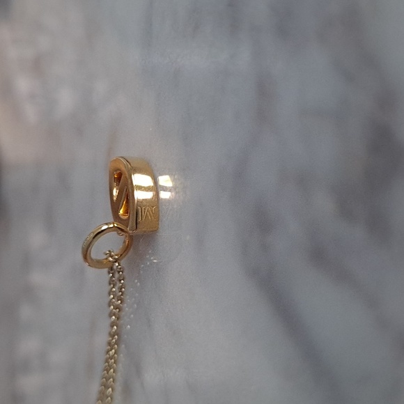 Monica Vinader Alphabet Evil Eye diamond necklace - Picture 6 of 15